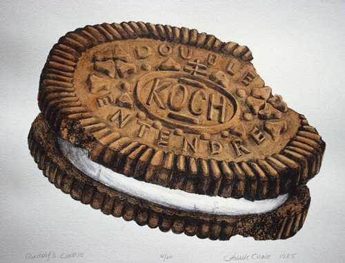 Printmaking Runoffs Cookie Lithograph