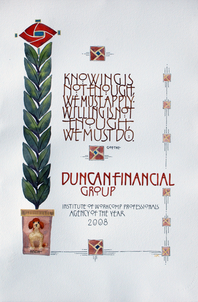 Awards Duncan Financial Group