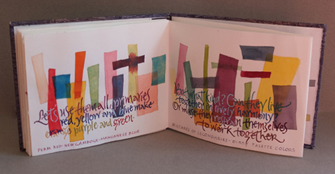 Artists Books Color Progression