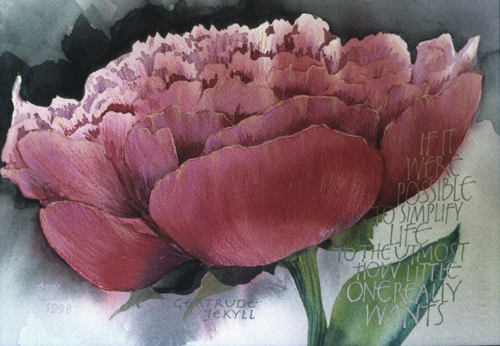 Painting Peony